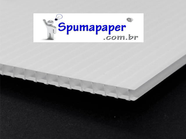 Placa Poliondas Branca - 3PoliBH - 122cm x 122cm x 3mm (Atacado= Pedidos acima de 10unidades)  - Cópia (1)