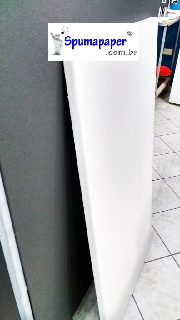 Placa XPS Depron Branca - 20BC2 - 80cm x 60cm x 20mm de espessura 