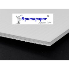Placa Poliondas Branca - 3PoliBIV - 122cm x 244cm x 3mm (Varejo= Pedidos abaixo de 10unidades) 