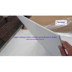Placa Foamboard Spumapaper Auto-adesiva Branca/ Branca/ Autoadesivo - 5BBBAD0A - 100cm x 80cm x 5mm (Atacado= Pedidos acima de 10unidades)
