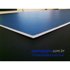 Placa Azul Escuro/ Branco/ Azul Escuro - 4AZEBA1A - 94cm x 64cm x 4mm (Atacado)