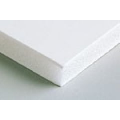Placa Foamboard Spumapaper Branca/ Branca/ Branca - 10BBB1V - 90cm x 60cm x 10mm (Varejo= abaixo de 10 unidades)